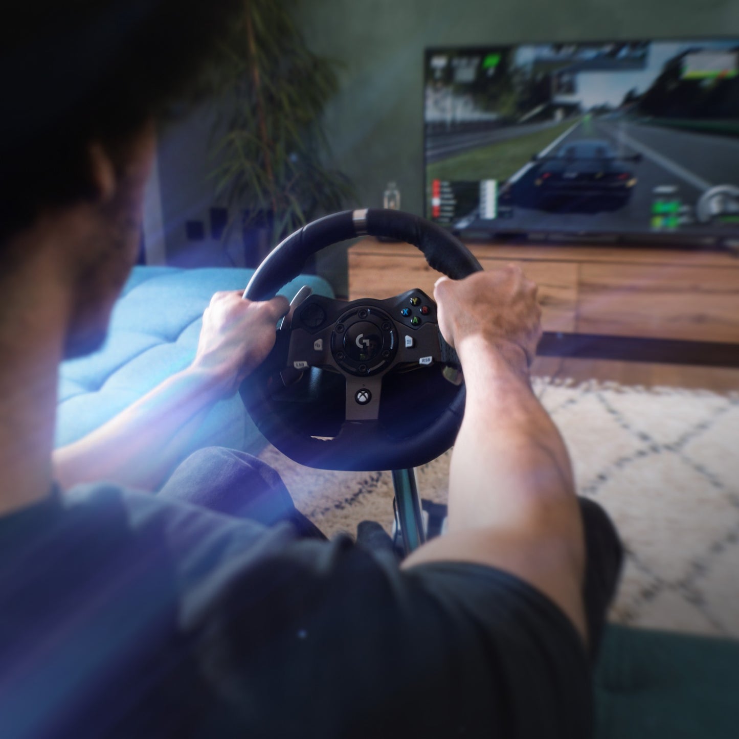 Steering wheel + Pedals
