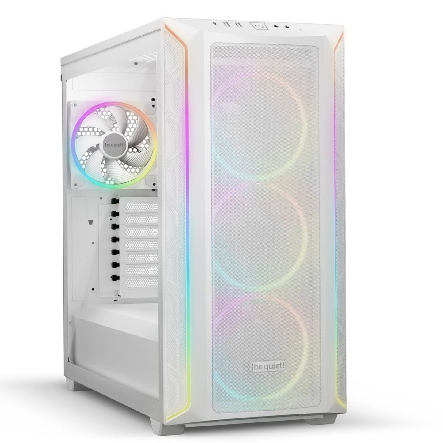 BE QUIET MIDI SHADOW BASE 800FX RGB WHITE WITH SIDE WINDOW ATX-EATX