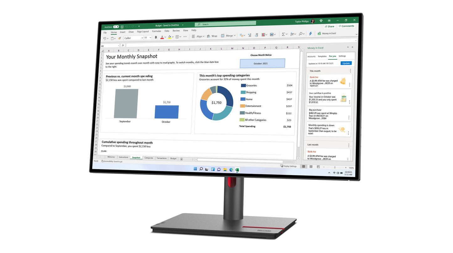 Lenovo ThinkVision P27h-30 LED display