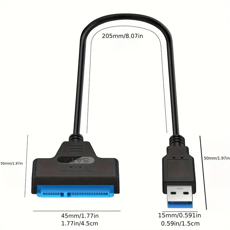 PC-LINK USB 3.0 to SATA 6.35cm SSD Hard Drive Cable - TECHDIRECT GAMEFORCE.IE - Ireland - Carlow - Dublin - Cork