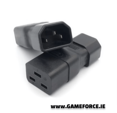 PC-LINK C14 MALE To C19 Female Adapter PSU / UPS Power Connector - TECHDIRECT GAMEFORCE.IE - Ireland - Carlow - Dublin - Cork