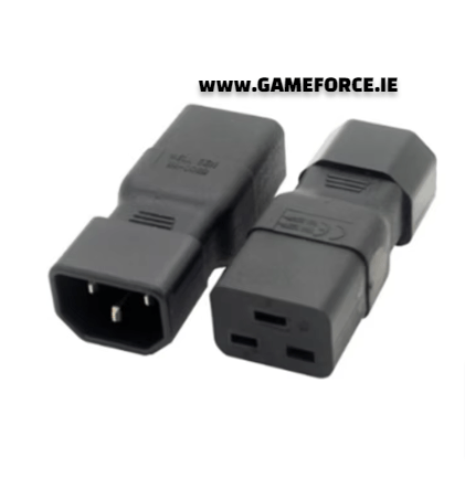PC-LINK C14 MALE To C19 Female Adapter PSU / UPS Power Connector - TECHDIRECT GAMEFORCE.IE - Ireland - Carlow - Dublin - Cork