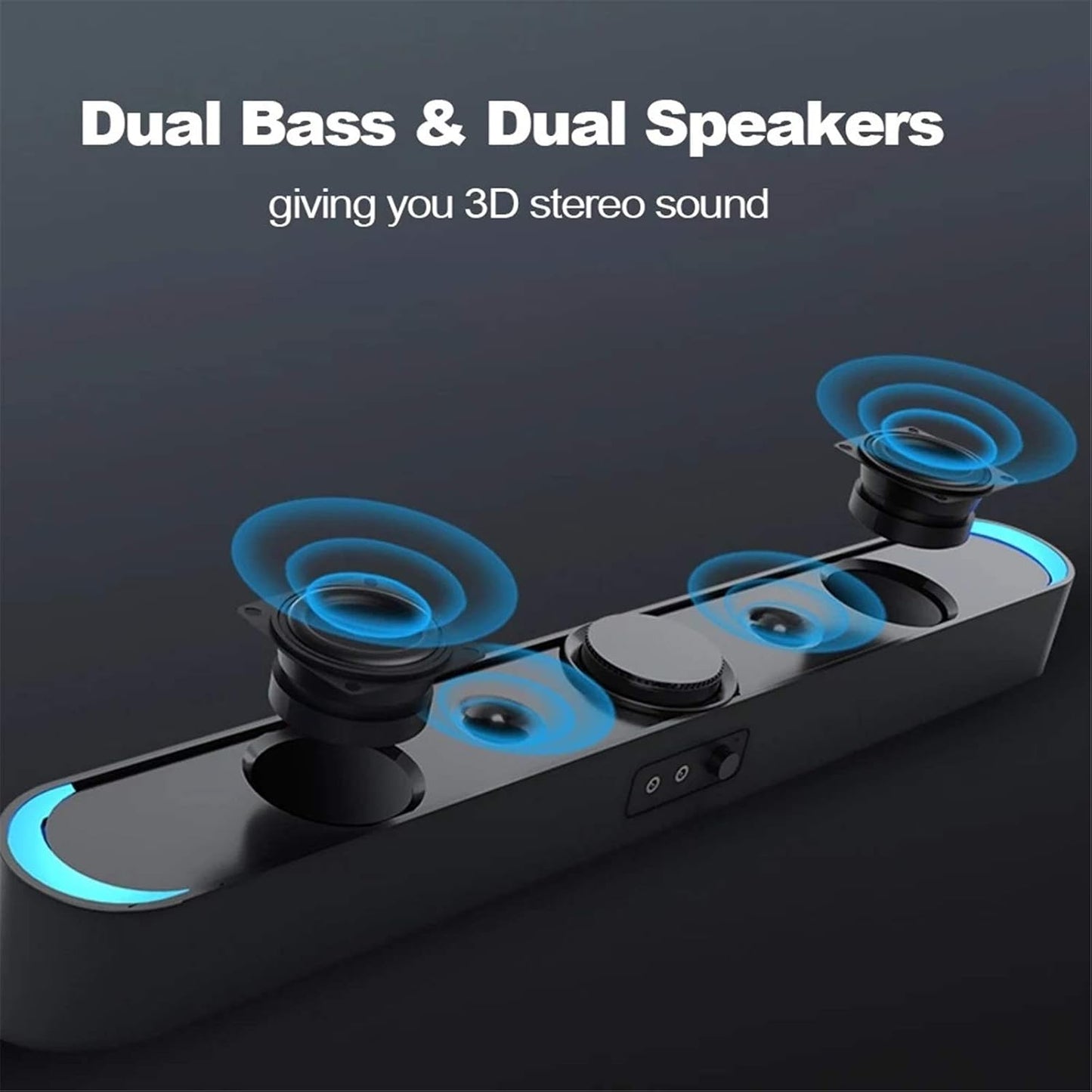 ProSound Desktop Speaker System - Dual High-Quality Stereo Speakers, Wired USB - TECHDIRECT GAMEFORCE.IE - Ireland - Carlow - Dublin - Cork