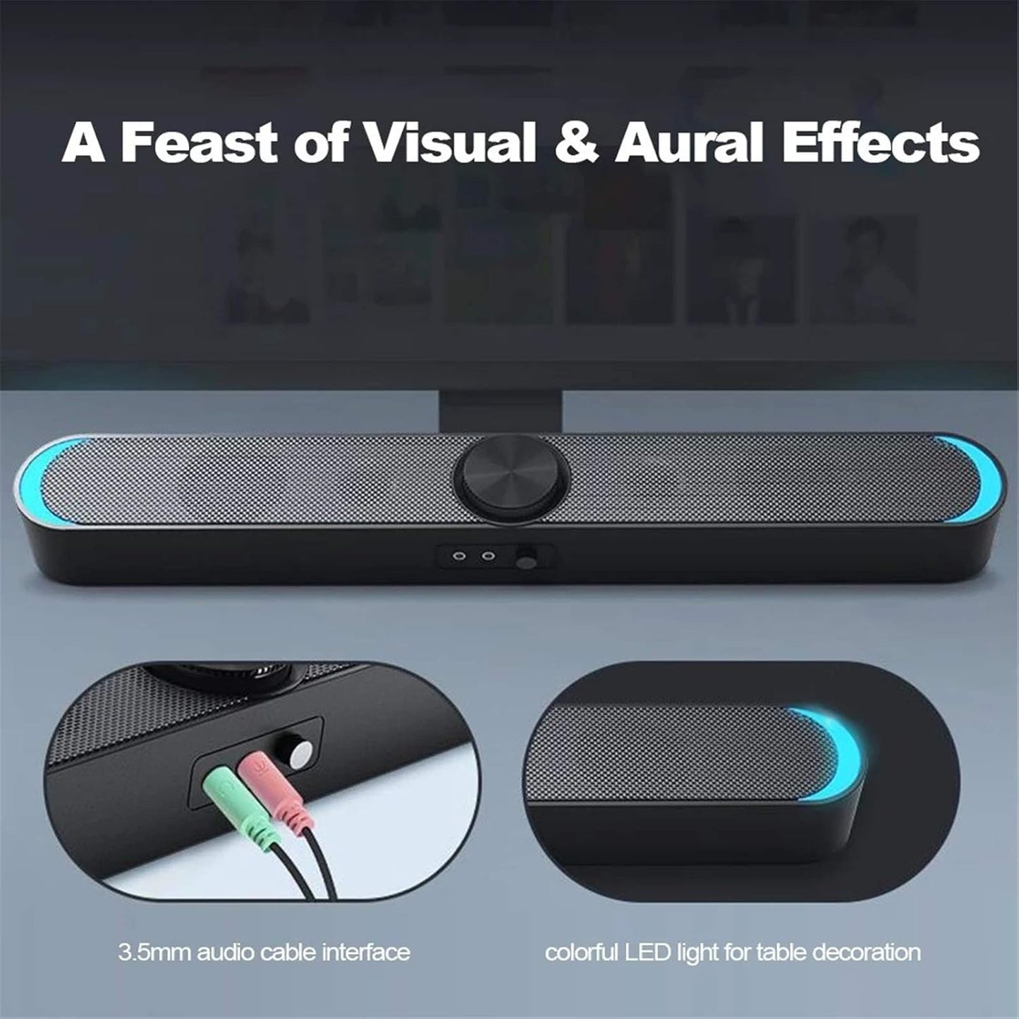 ProSound Desktop Speaker System - Dual High-Quality Stereo Speakers, Wired USB - TECHDIRECT GAMEFORCE.IE - Ireland - Carlow - Dublin - Cork