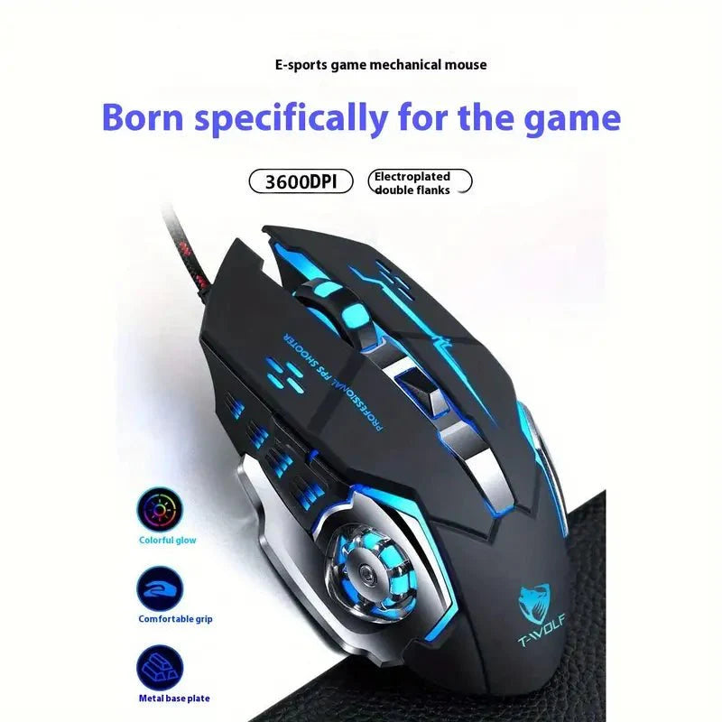 PC-LINK-WIRED-WIND-AND-FIRE-RGB-MOUSE - TECHDIRECT GAMEFORCE.IE - Ireland - Carlow - Dublin - Cork