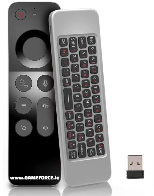 PC-LINK AIR Mouse Ultra Thin 2.4G Wireless Smart PC Remote Mini Keyboard, Voice Remote Control Air Mouse - TECHDIRECT GAMEFORCE.IE - Ireland - Carlow - Dublin - Cork