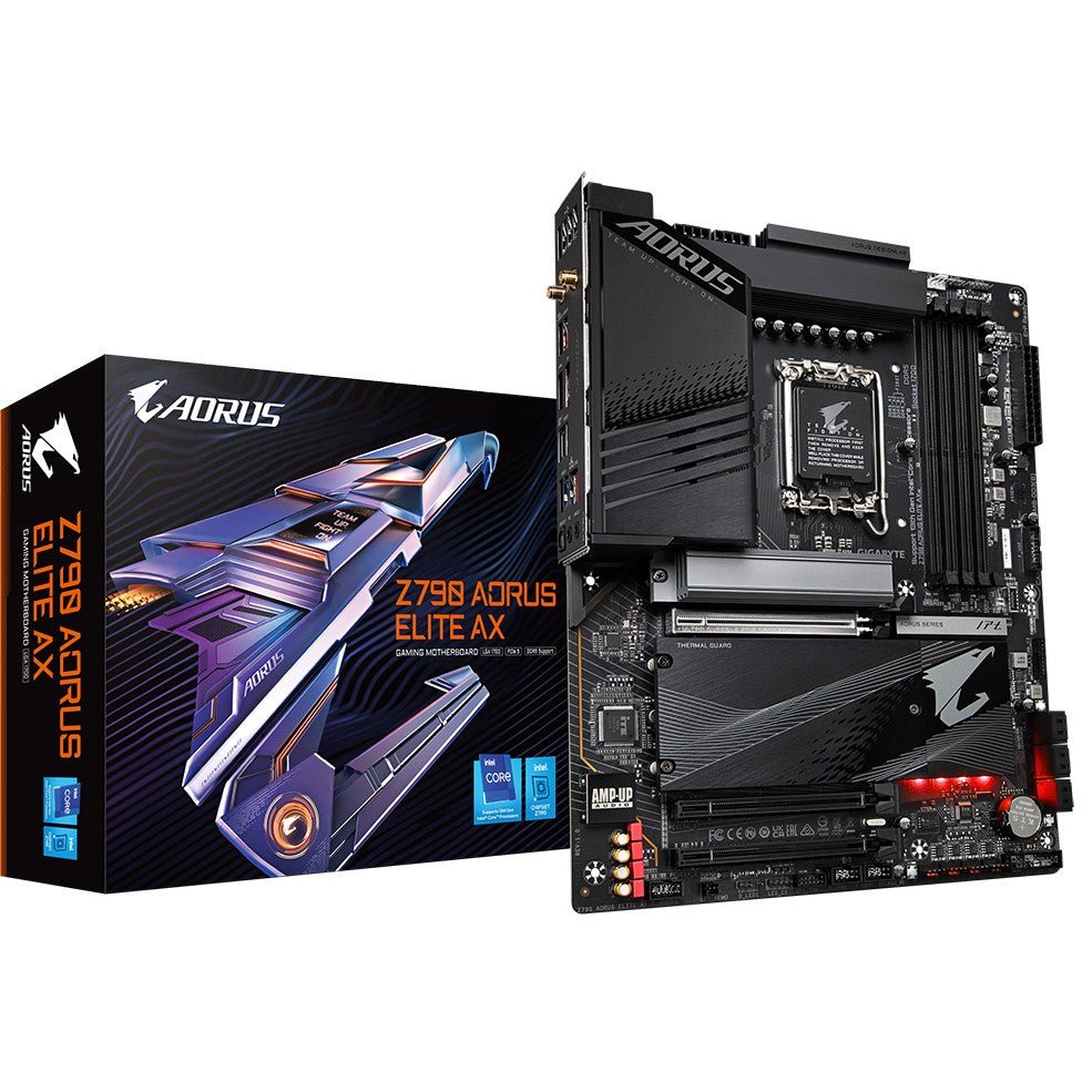 GIGABYTE Z790 AORUS ELITE AX Motherboard - Supports Intel Core 14th CPUs