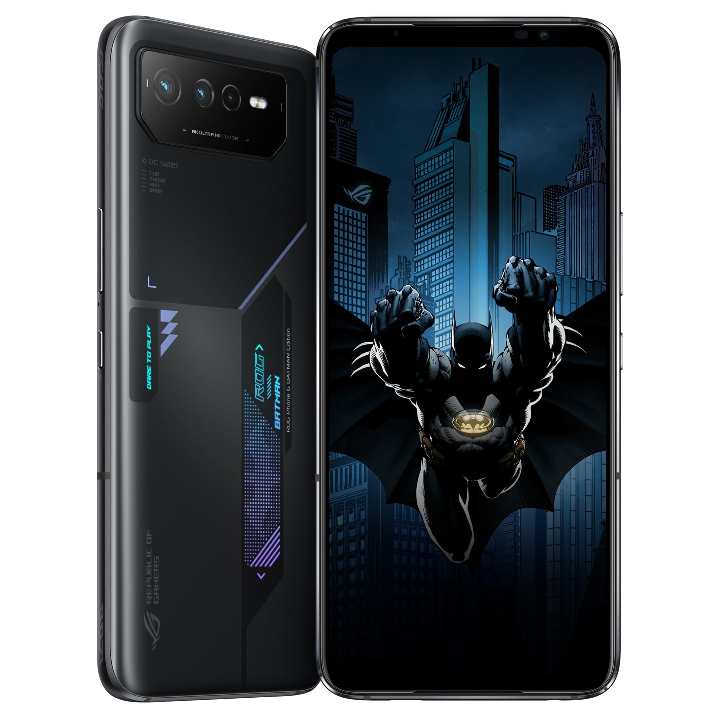 ASUS ROG Phone 6 BATMAN Edition 17.2 cm (6.78") Dual SIM Android 12 5G USB Type-C 12 GB 256 GB 6000 mAh Black