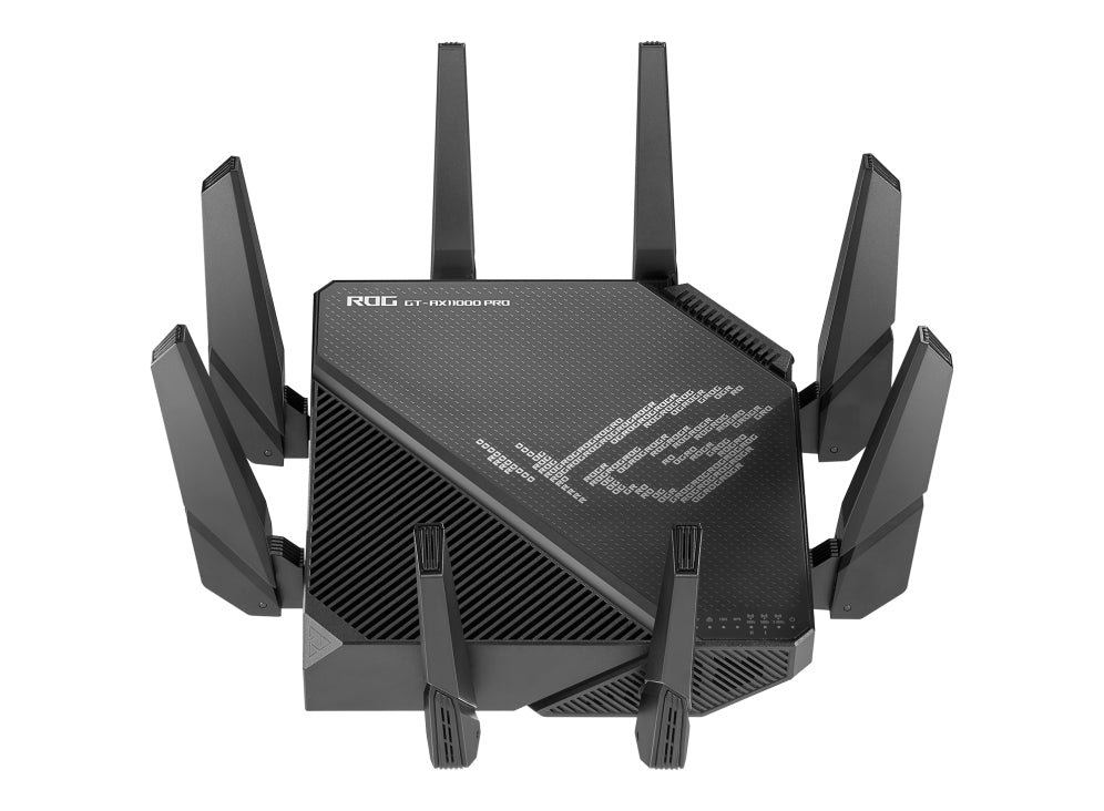 ASUS ROG Rapture GT-AX11000 Pro wireless router Gigabit Ethernet Tri-band (2.4 GHz / 5 GHz / 5 GHz) Black