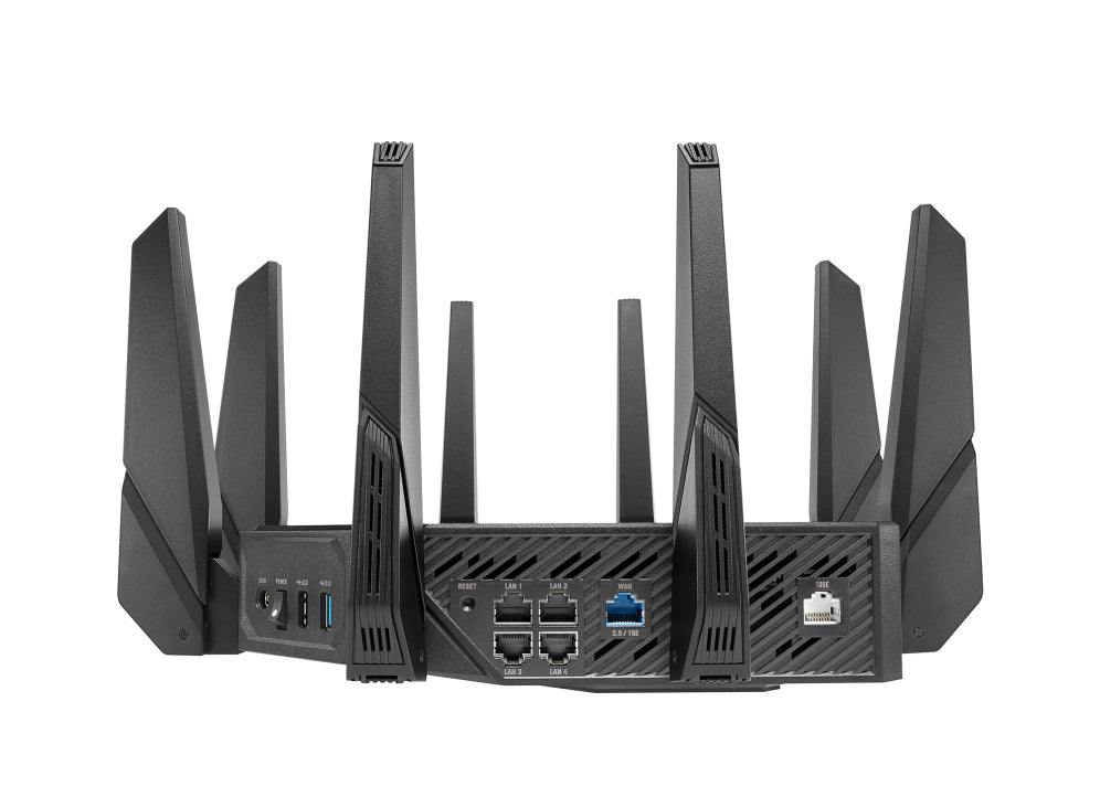 ASUS ROG Rapture GT-AX11000 Pro wireless router Gigabit Ethernet Tri-band (2.4 GHz / 5 GHz / 5 GHz) Black