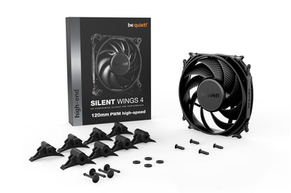 be quiet! SILENT WINGS 4 | 120mm PWM high-speed Computer case Fan 12 cm Black 1 pc(s)