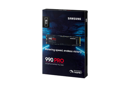 Samsung 990 PRO 1 TB M.2 PCI Express 4.0 NVMe V-NAND MLC