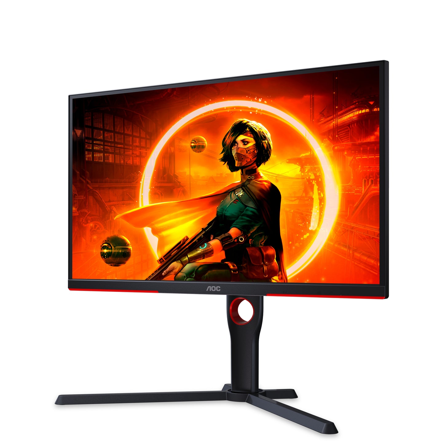 AOC G3 25G3ZM/BK computer monitor 62.2 cm (24.5") 1920 x 1080 pixels Full HD Black, Red