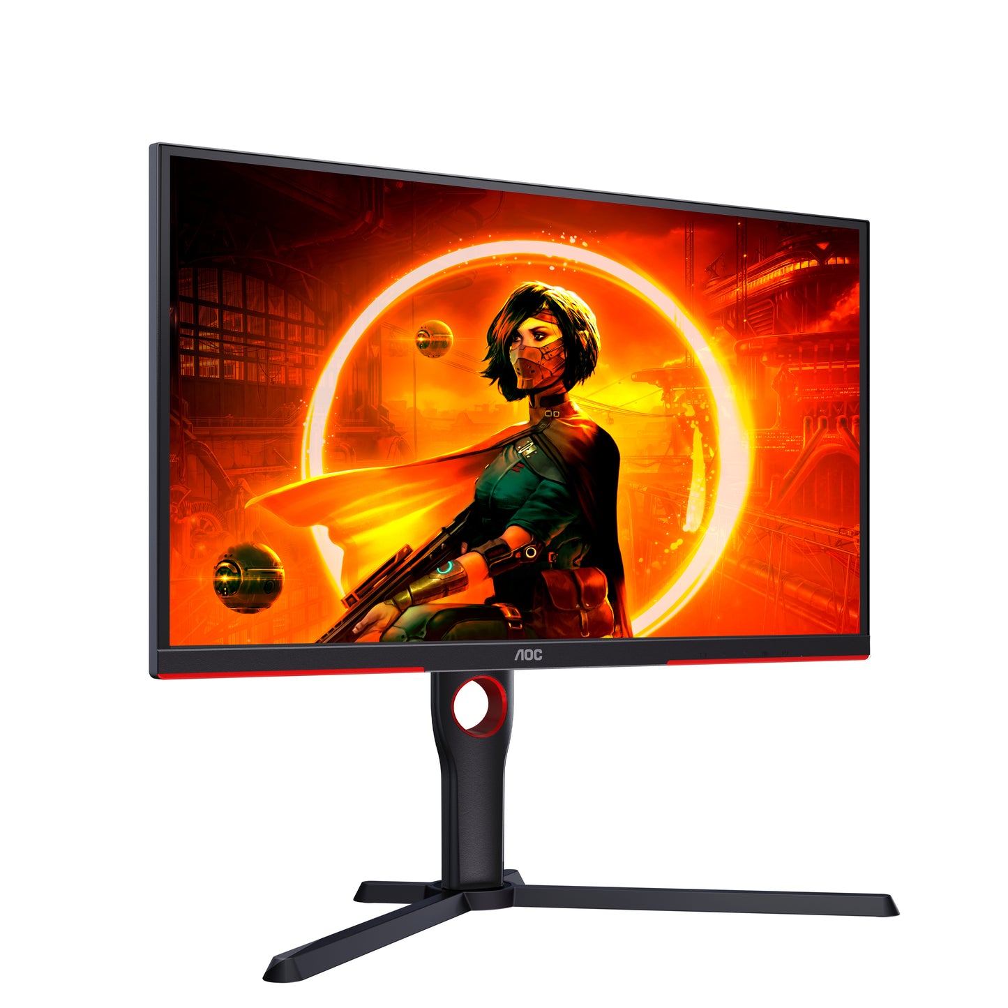 AOC G3 25G3ZM/BK computer monitor 62.2 cm (24.5") 1920 x 1080 pixels Full HD Black, Red