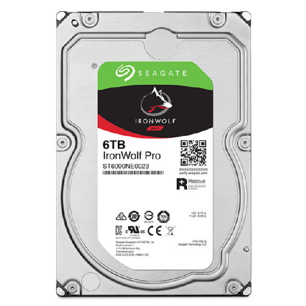 Seagate IronWolf Pro ST6000NT001 internal hard drive 6 TB 7200 RPM 256 MB 3.5"