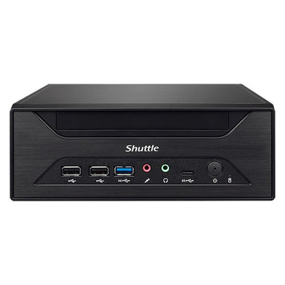 Shuttle XPC slim Barebone XH610 - S1700, Intel H610, 1xDP, 1xHDMI, 1x VGA, 2x COM (RS232), 2x LAN (2.5G and 1G), 1x slim5.25", 2x 3.5", 2x M.2, 24/7 permanent operation