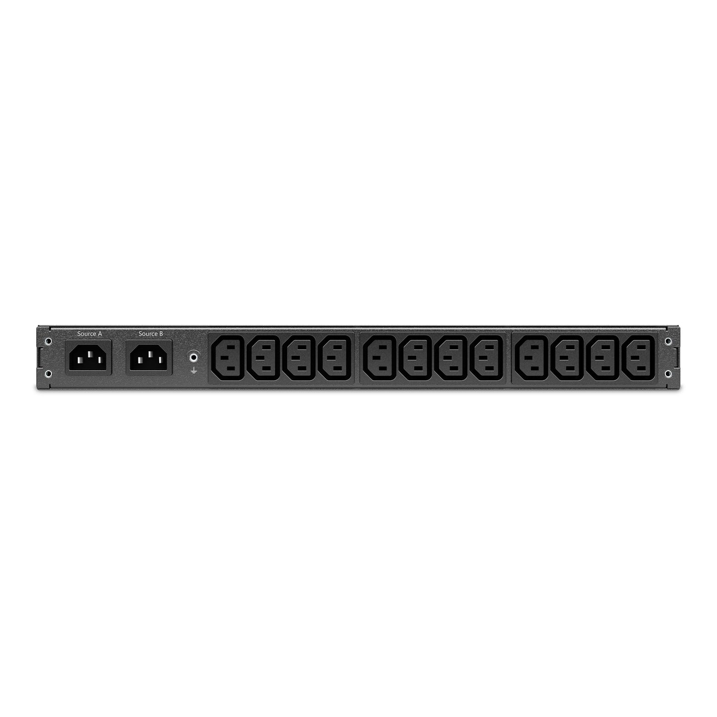 APC Netshelter Rack Automatic Transfer Switch, 1U, 10A, 230V, C14 IN, 12 C13 OUT, 50/60Hz