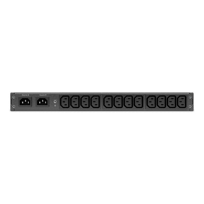 APC Netshelter Rack Automatic Transfer Switch, 1U, 10A, 230V, C14 IN, 12 C13 OUT, 50/60Hz