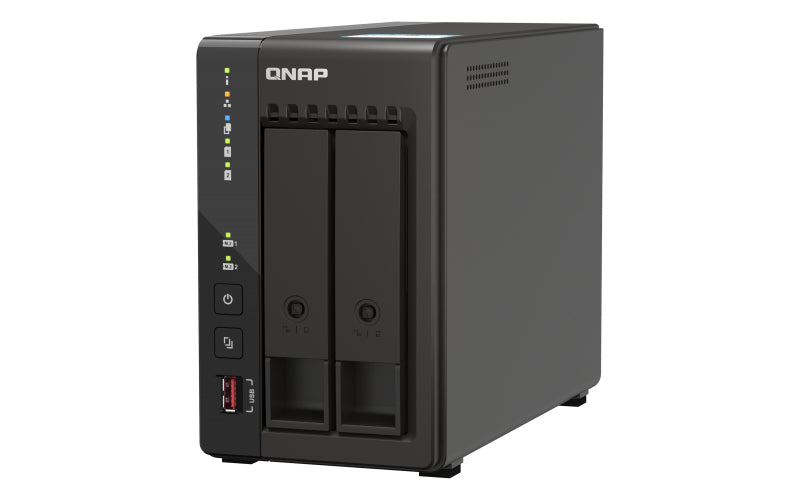 QNAP TS-253E NAS Tower Intel® Celeron® J6412 8 GB 0 TB QNAP QTS Black