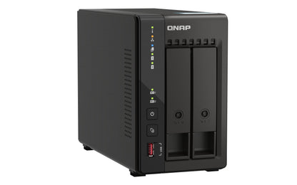 QNAP TS-253E NAS Tower Intel® Celeron® J6412 8 GB 0 TB QNAP QTS Black