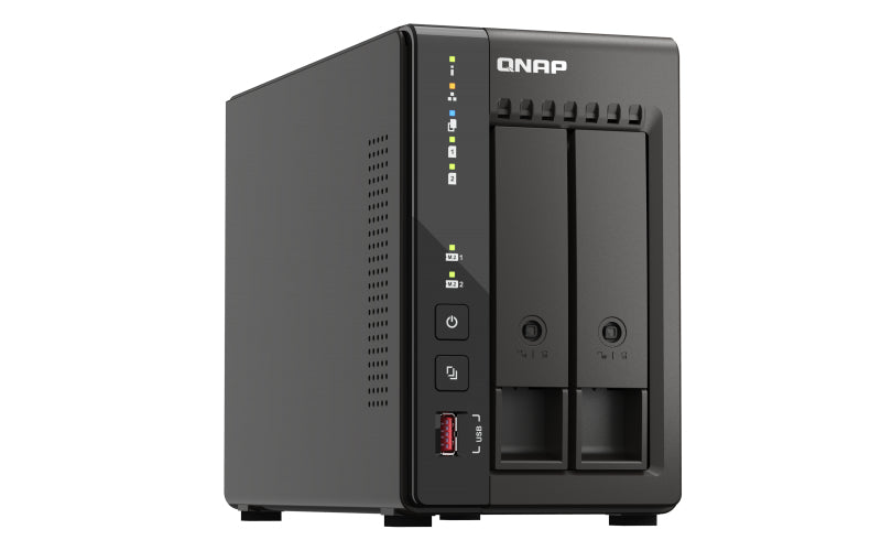 QNAP TS-253E NAS Tower Intel® Celeron® J6412 8 GB 0 TB QNAP QTS Black