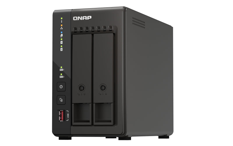 QNAP TS-253E NAS Tower Intel® Celeron® J6412 8 GB 0 TB QNAP QTS Black