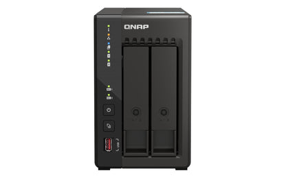 QNAP TS-253E NAS Tower Intel® Celeron® J6412 8 GB 0 TB QNAP QTS Black