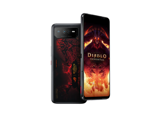 ASUS ROG Phone 6 Diablo Immortal Edition 17.2 cm (6.78") Dual SIM Android 12 5G USB Type-C 16 GB 512 GB 6000 mAh Black, Red