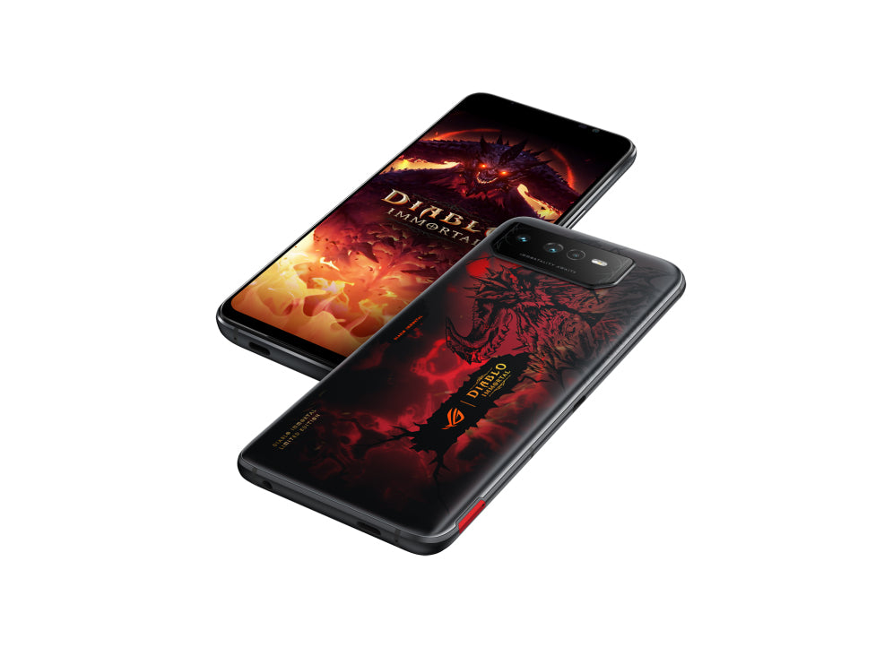 ASUS ROG Phone 6 Diablo Immortal Edition 17.2 cm (6.78") Dual SIM Android 12 5G USB Type-C 16 GB 512 GB 6000 mAh Black, Red