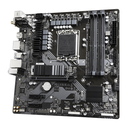 GIGABYTE B760M DS3H AX DDR4 Motherboard - Supports Intel Core 14th Gen CPUs, 6+2+1 Phases Digital VRM, up to 5333MHz DDR4 (OC), 2xPCIe 4.0 M.2, Wi-Fi 6E, 2.5GbE LAN, USB 3.2 Gen2