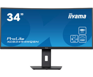 iiyama ProLite XCB3494WQSN-B5 LED display 86.4 cm (34") 3440 x 1440 pixels UltraWide Quad HD Black