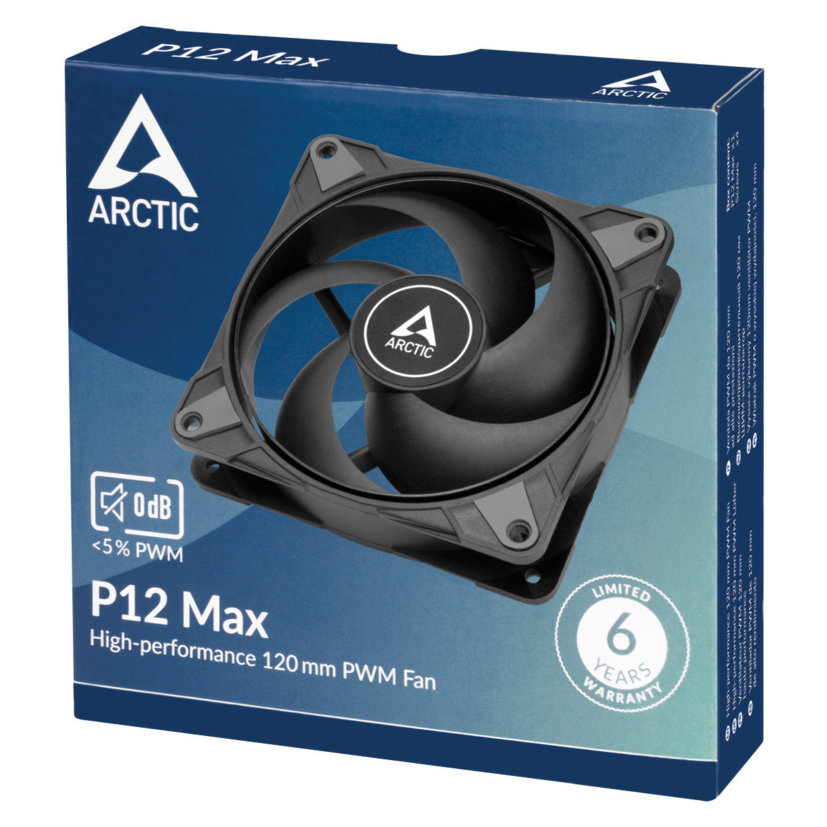 ARCTIC P12 Max - High-performance 120 mm PWM Fan