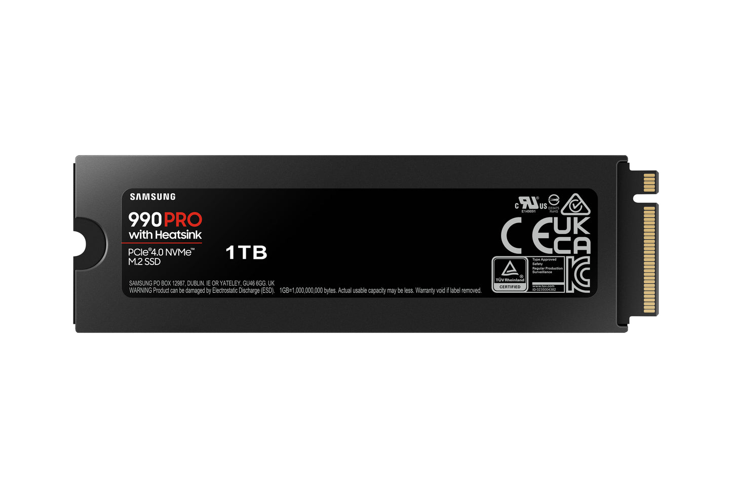 Samsung 990 PRO 1 TB M.2 PCI Express 4.0 NVMe V-NAND MLC