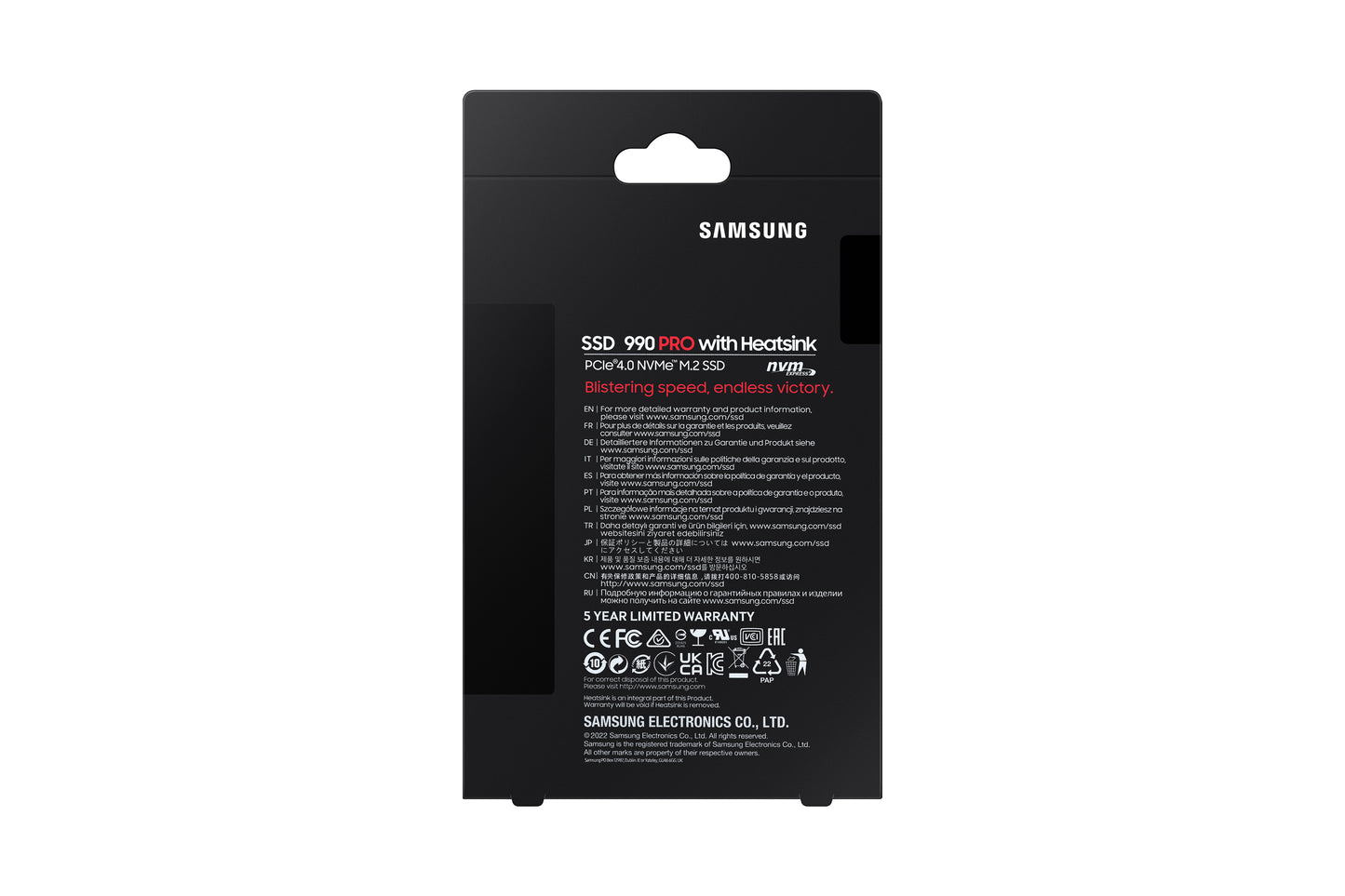 Samsung 990 PRO 1 TB M.2 PCI Express 4.0 NVMe V-NAND MLC