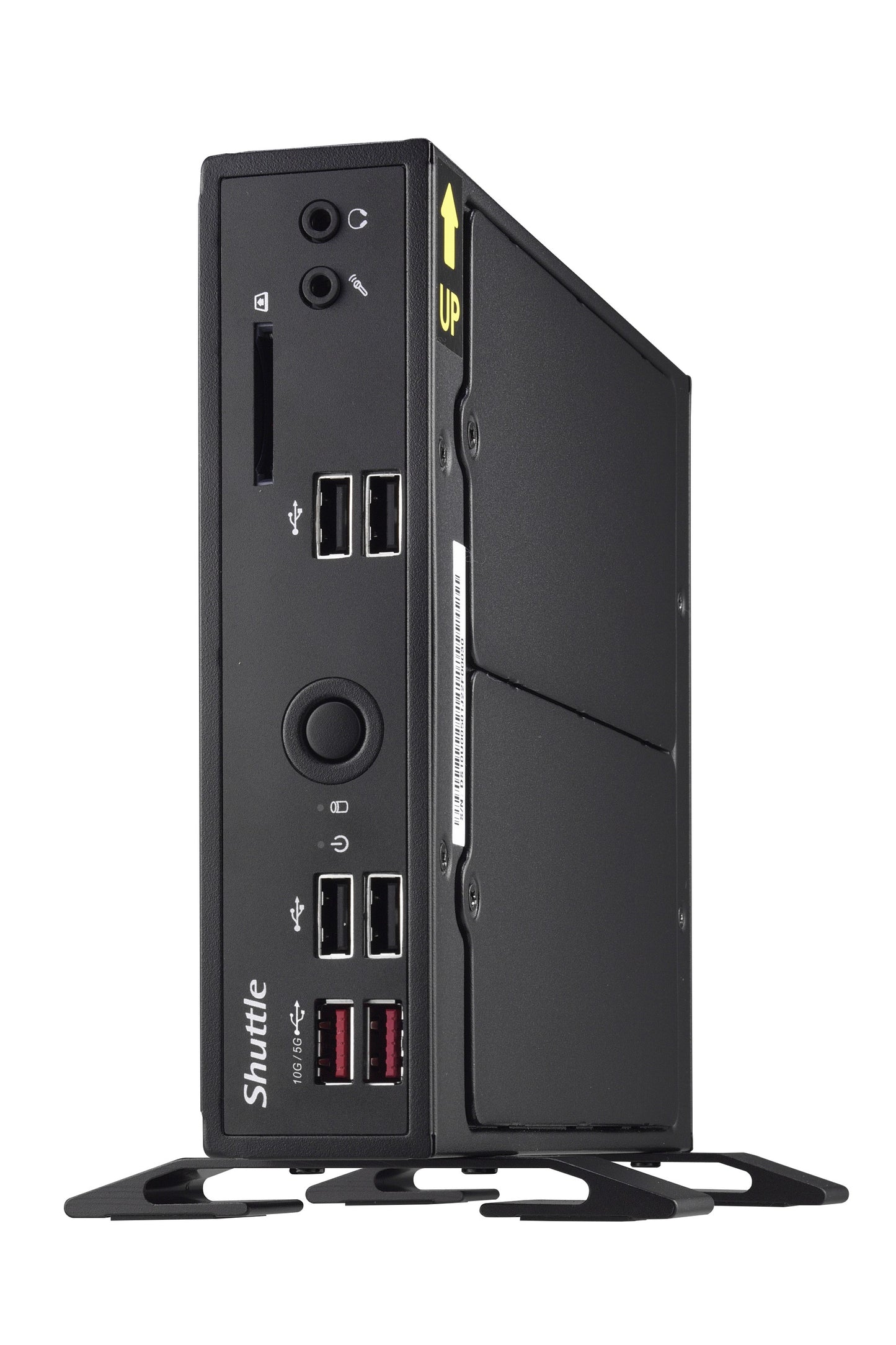 Shuttle XPC slim Barebone DS20U3V2, i3-10110U, 2x LAN (1xGbit, 1x 2.5Gbit),1xCOM,1xHDMI,1xDP, fanless, 24/7 permanent operation