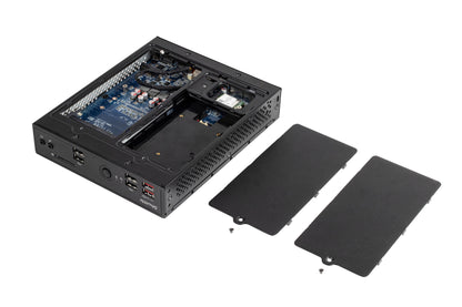 Shuttle XPC slim Barebone DS20U3V2, i3-10110U, 2x LAN (1xGbit, 1x 2.5Gbit),1xCOM,1xHDMI,1xDP, fanless, 24/7 permanent operation