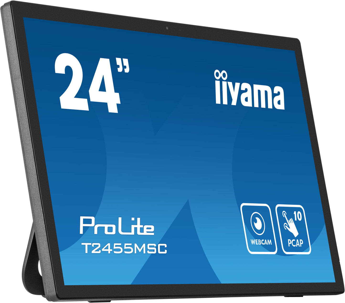 iiyama T2455MSC-B1 Signage Display Digital signage flat panel 61 cm (24") LED 400 cd/m² Full HD Black Touchscreen