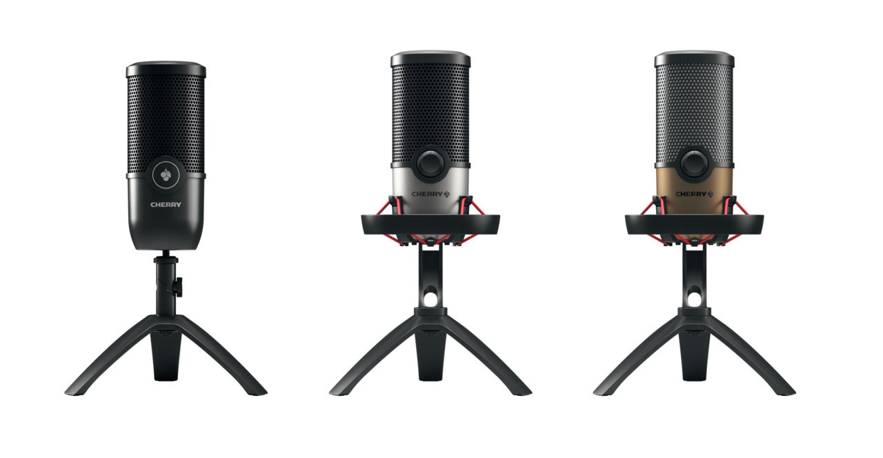 CHERRY UM 9.0 PRO RGB Black, Copper Table microphone