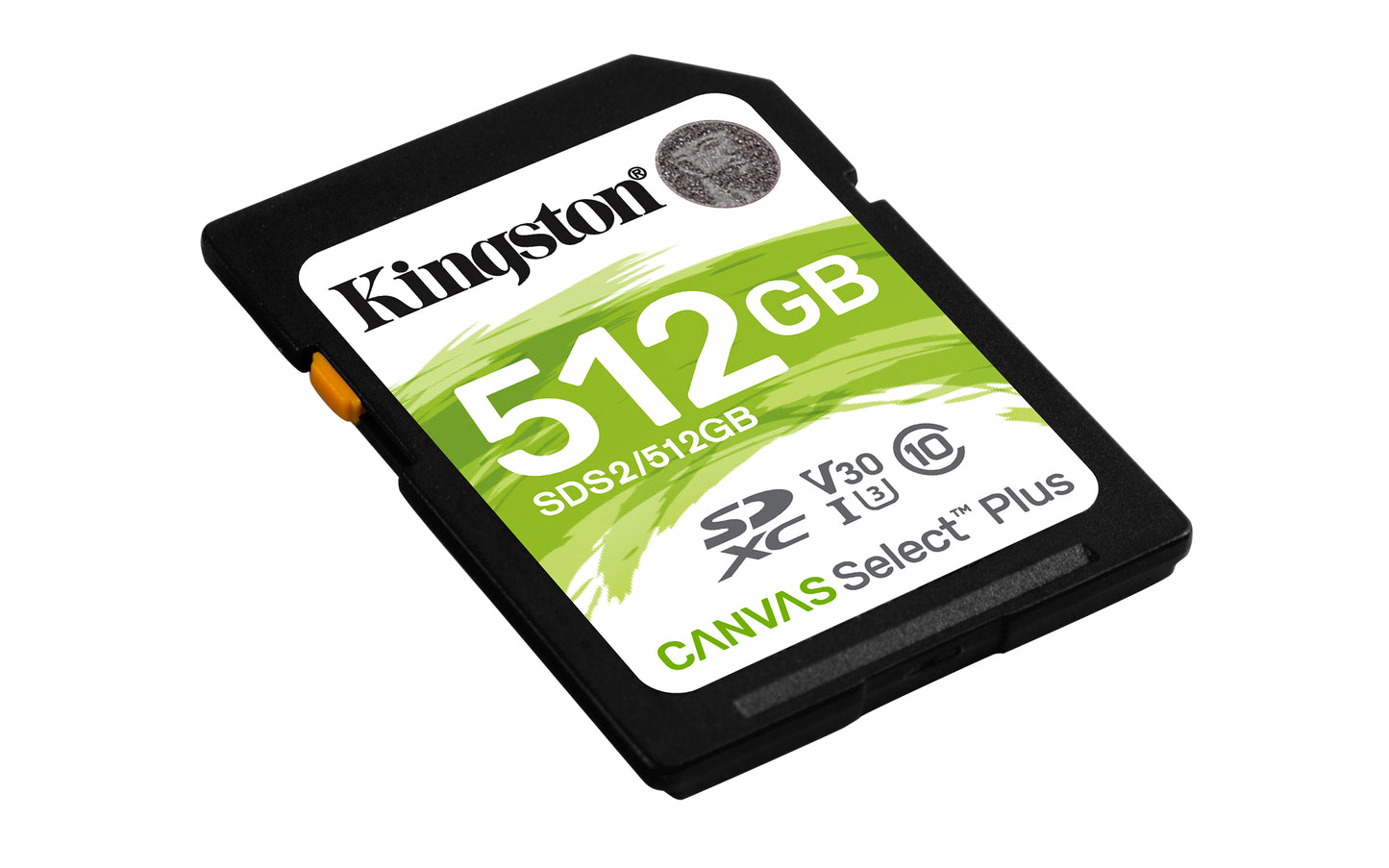 Kingston Technology 512GB SDXC Canvas Select Plus 100R C10 UHS-I U3 V30