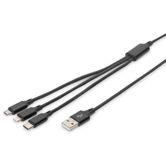 Digitus 3-in-1 charging cable