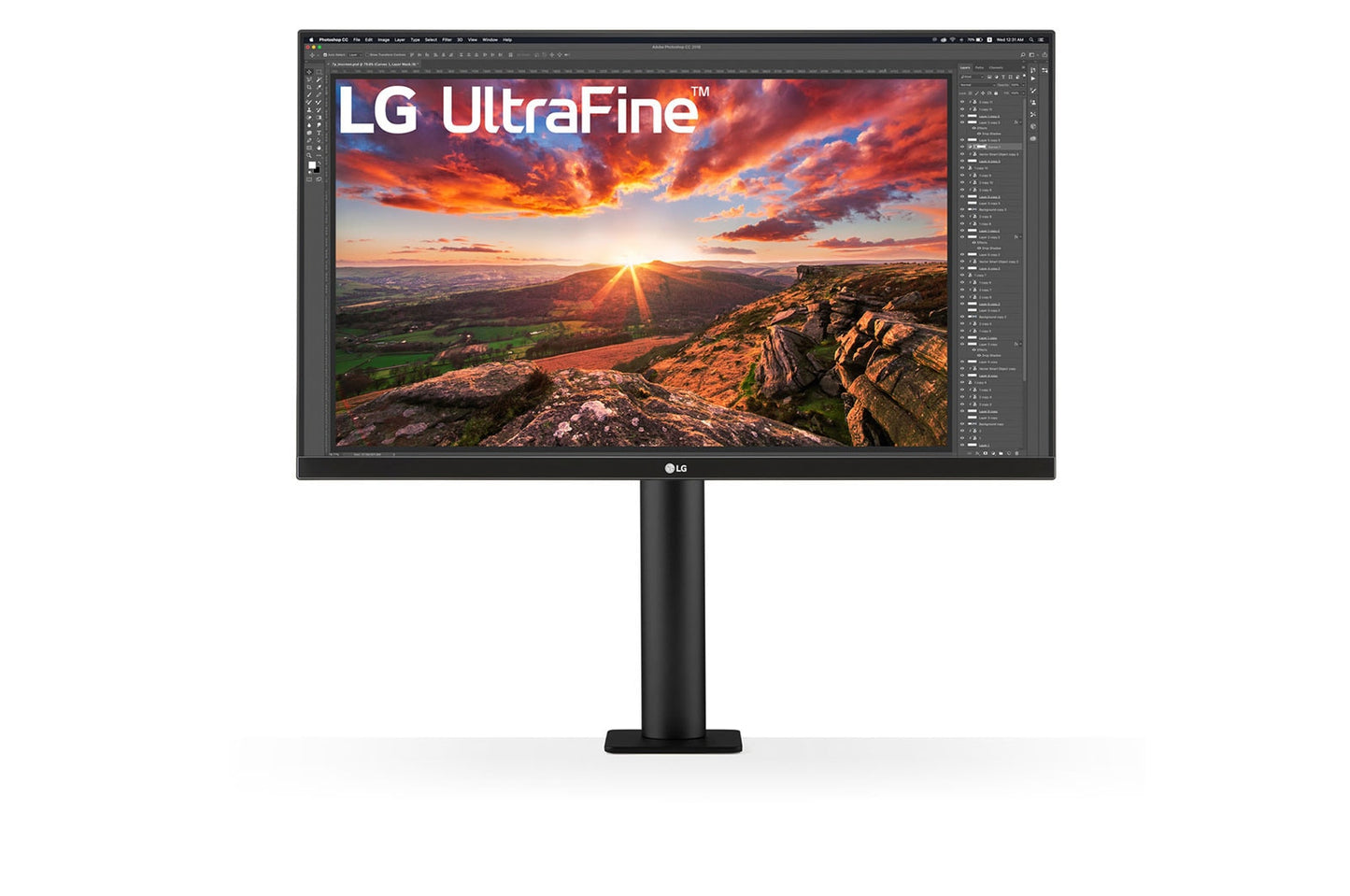 LG UltraFine Ergo computer monitor 68.6 cm (27") 3840 x 2160 pixels 4K Ultra HD LED Black