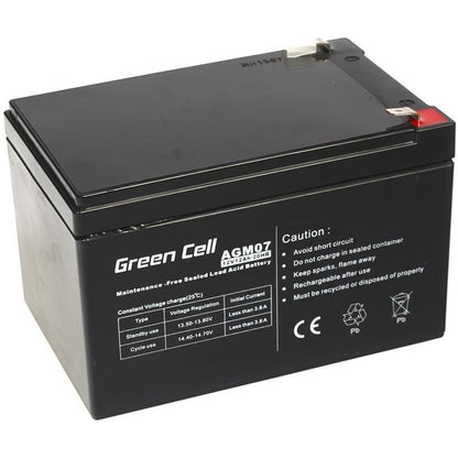 Green Cell AGM Battery 12V 12Ah - Batterie - 12.000 mAh