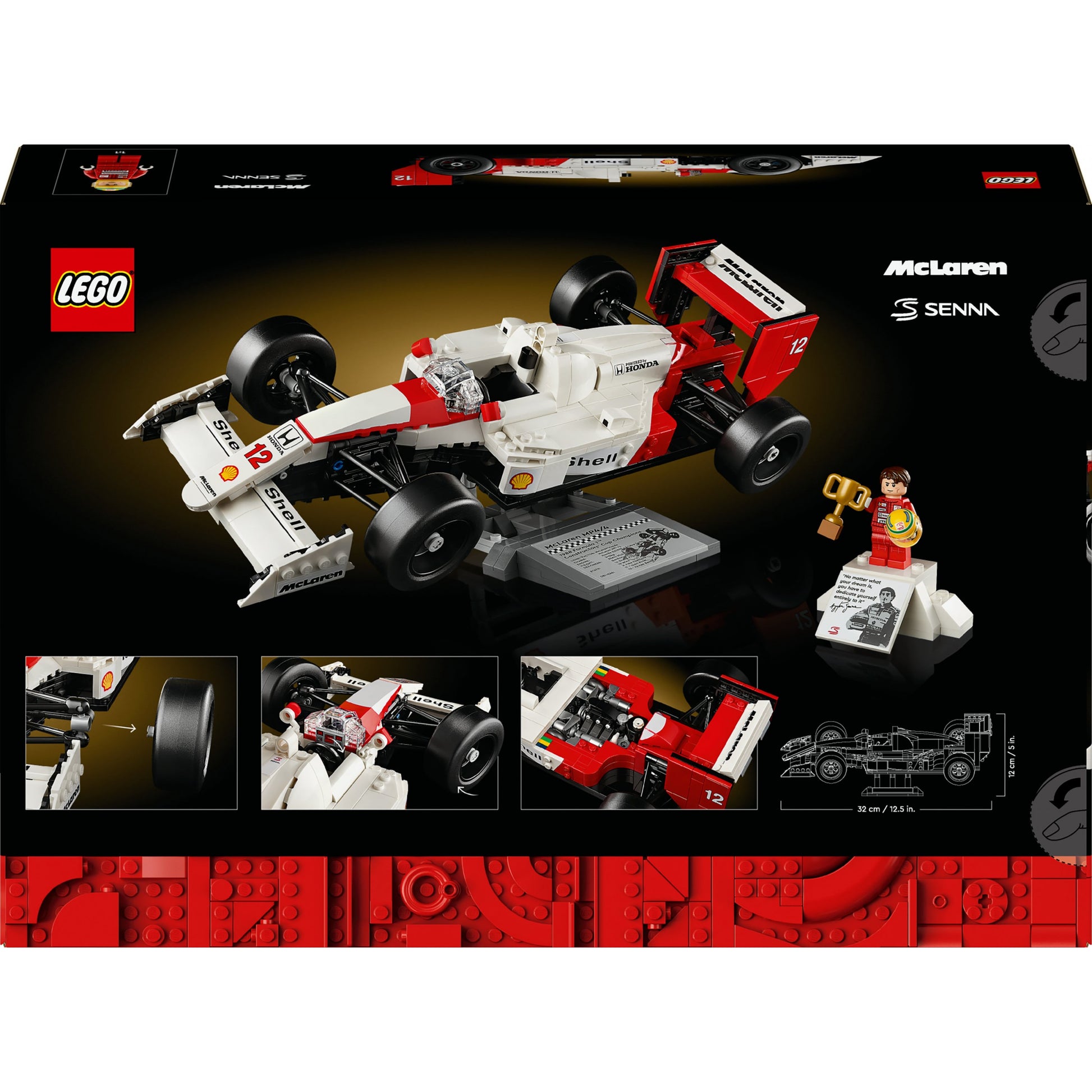 LEGO McLaren MP4/4 & Ayrton Senna