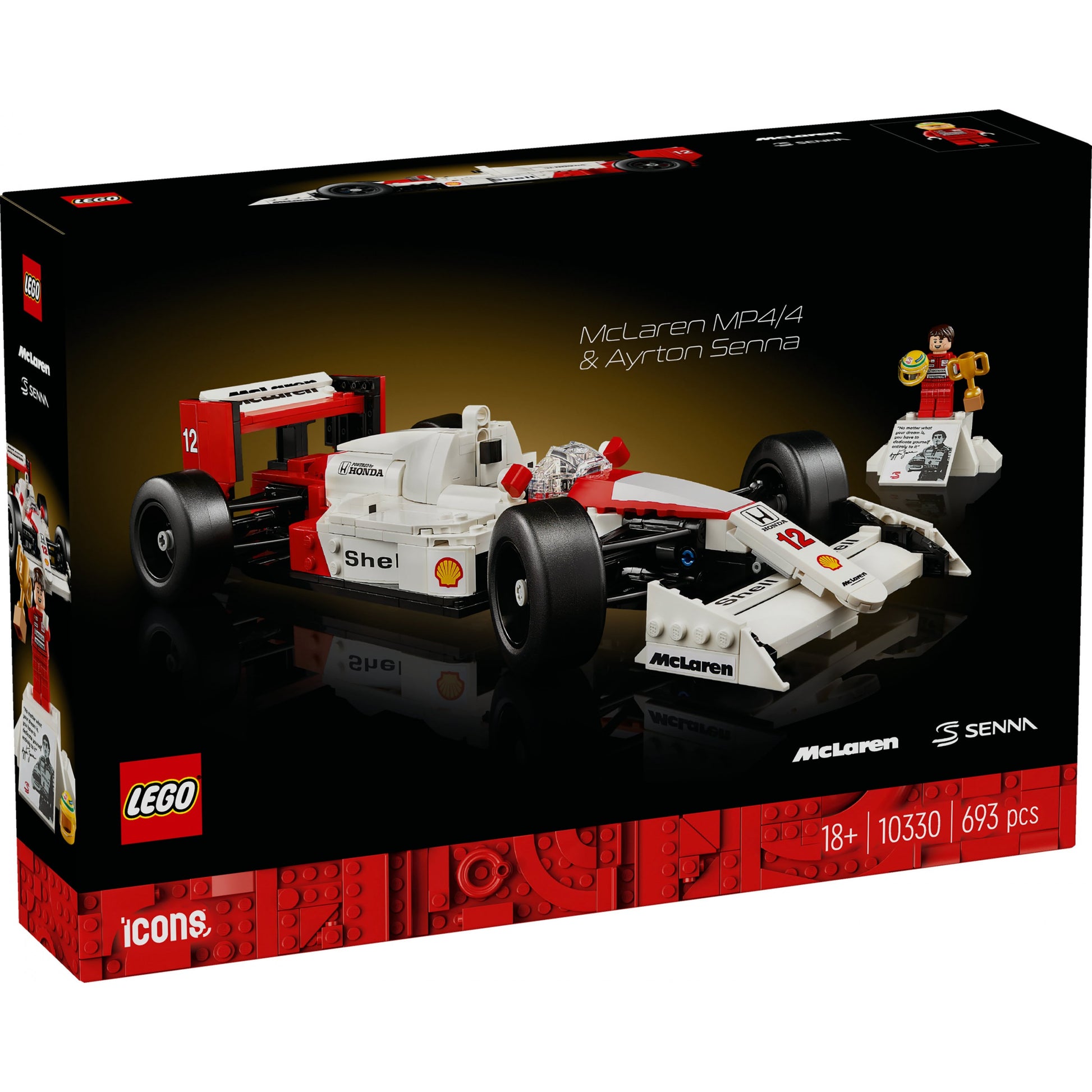 LEGO McLaren MP4/4 & Ayrton Senna