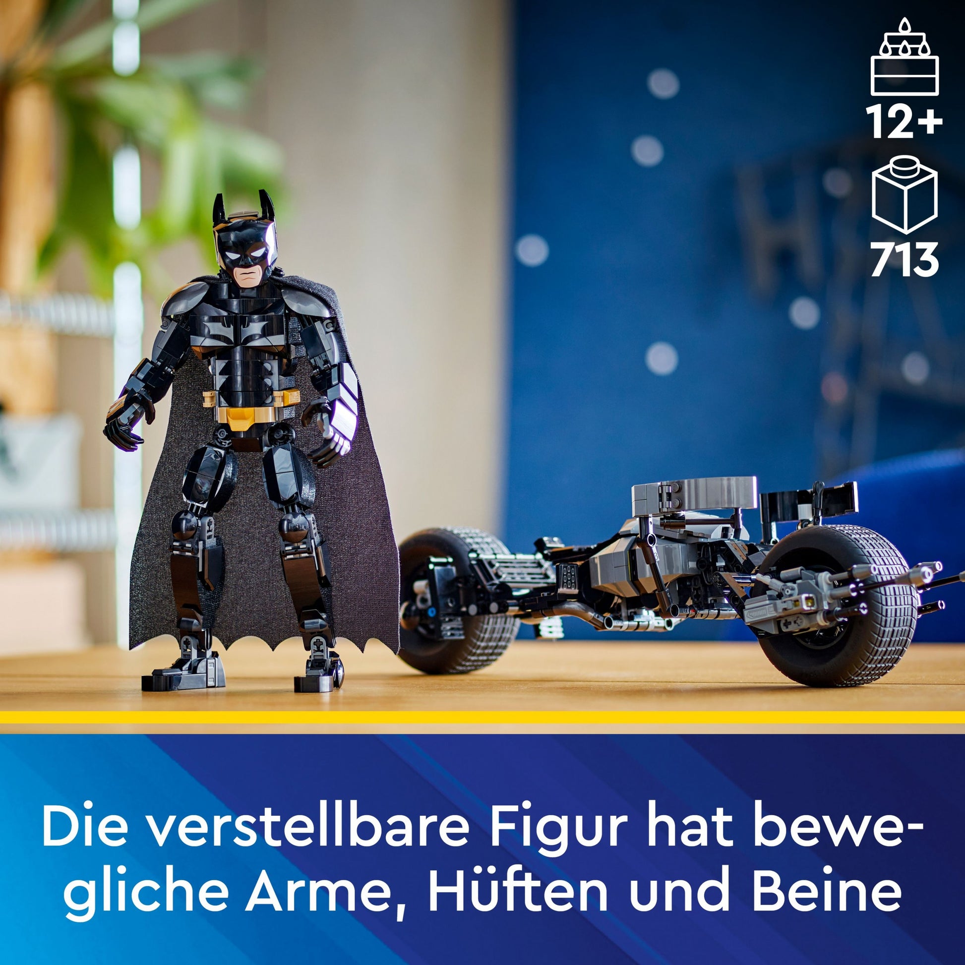 LEGO Batman™ Construction Figure and the Bat-Pod Bike