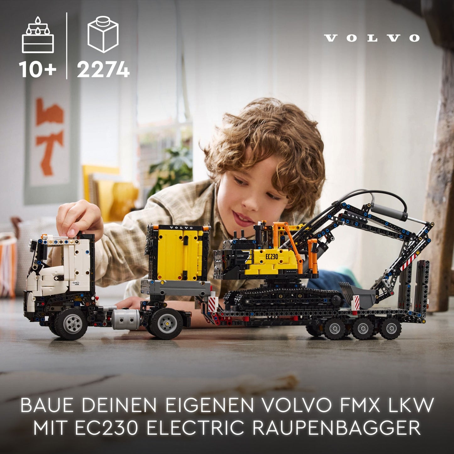 LEGO Volvo FMX Truck & EC230 Electric Excavator