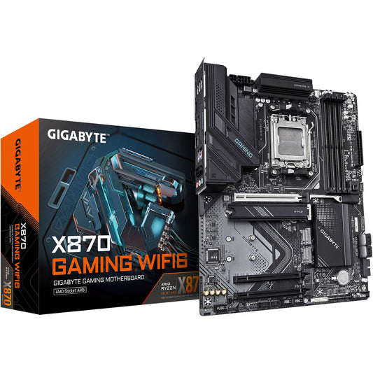 GIGABYTE X870 GAMING WIFI6 Motherboard - Supports AMD Ryzen 9000 CPUs