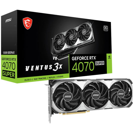 MSI VENTUS GeForce RTX 4070 SUPER 12G 3X OC