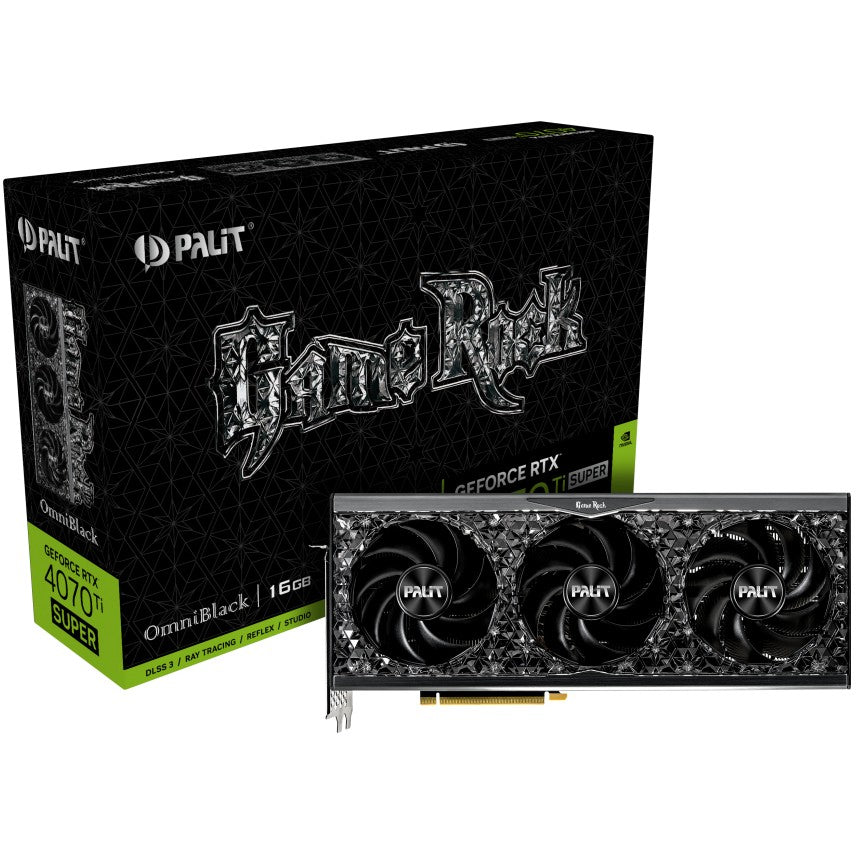 Palit GeForce RTX 4070 Ti SUPER GameRock OmniBlack