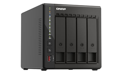 QNAP TS-453E NAS Tower Intel® Celeron® J6412 8 GB 0 TB QNAP QTS Black